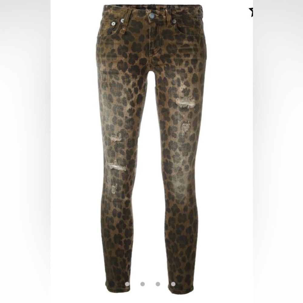 R13 Leopard Jeans - Picture 6 of 15